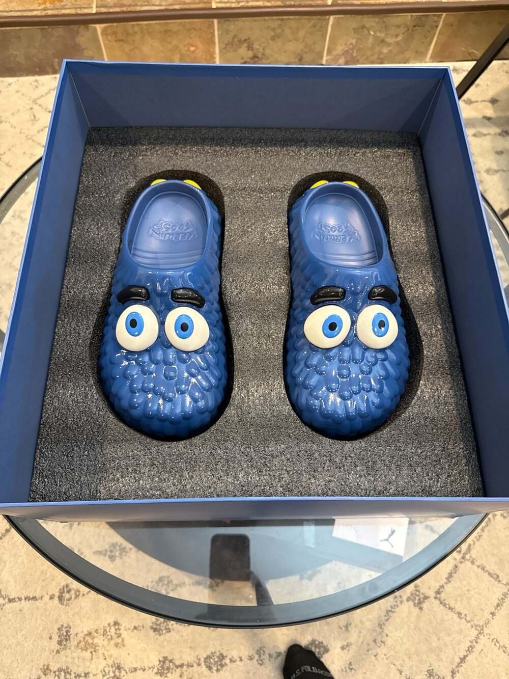 9M - Kerwin Frost x McDonald's Fry Guy Clogs Blue